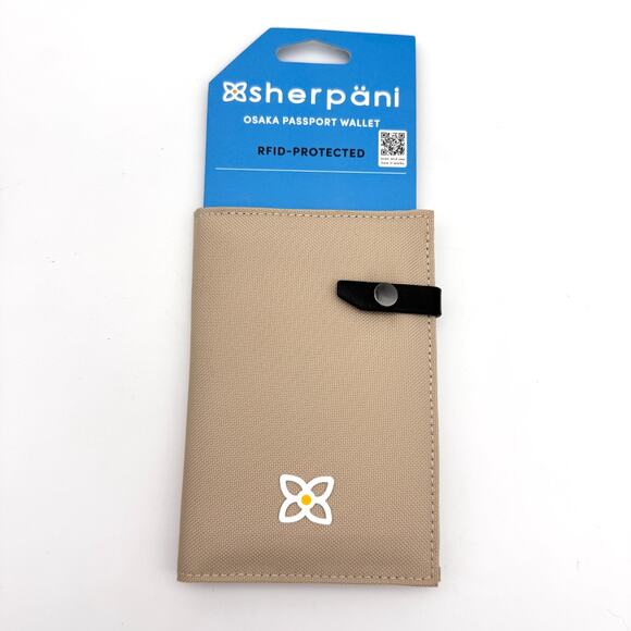Sherpani Osaka Passport Wallet Travel Card ID Holder Slim RFID Moab NEW - Picture 1 of 7